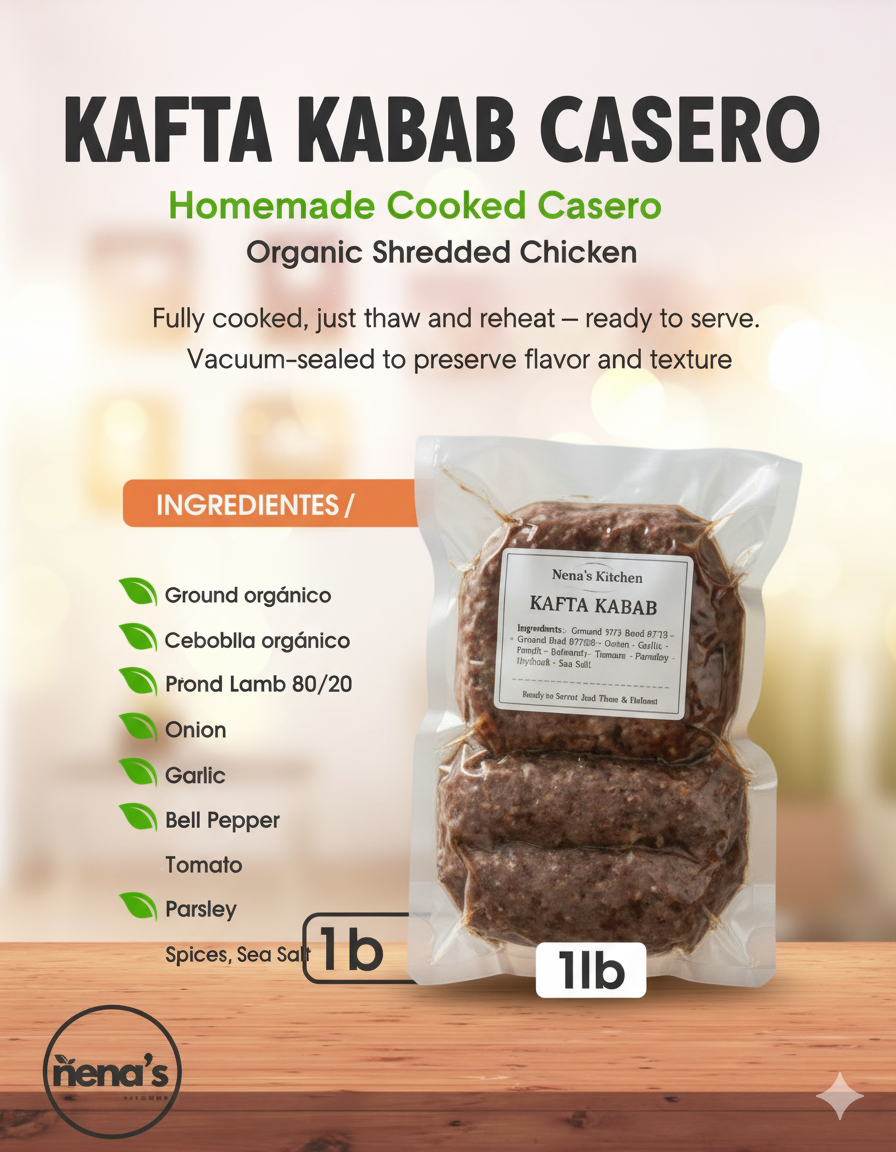 Kafta Kabab Casero / Homemade Kafta Kabab (Ground Meat Skewers) - KitchenbyNena