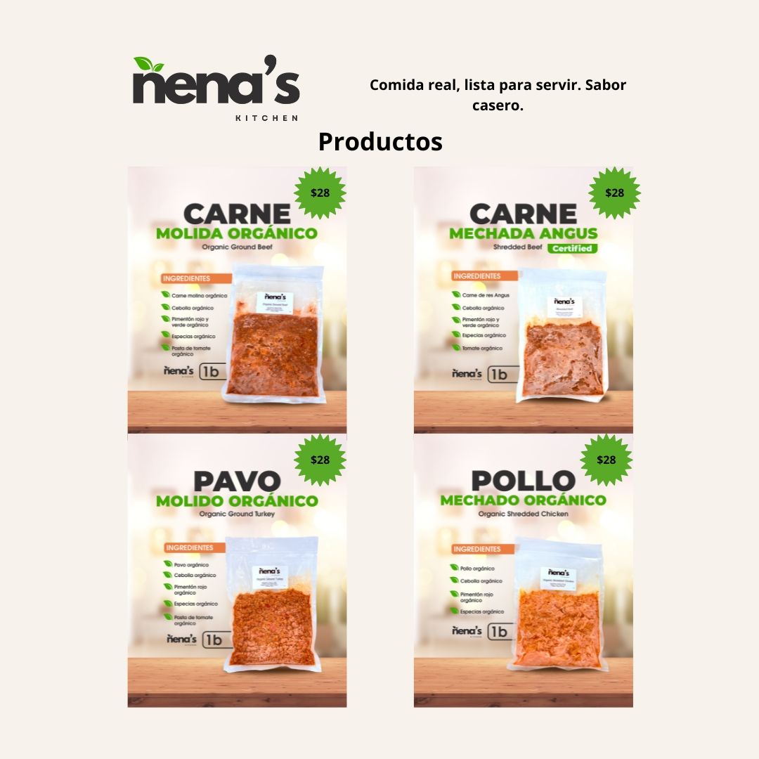🌿 Pack Degustación Orgánico 4 Proteínas / Organic Tasting Pack 4 Proteins - KitchenbyNena