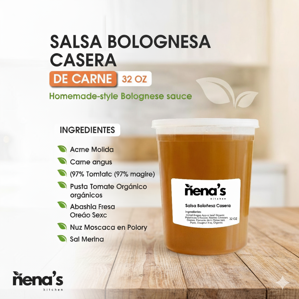 🍝 Salsa Bolognese Casera / Homemade Bolognese Sauce 2 LB - KitchenbyNena